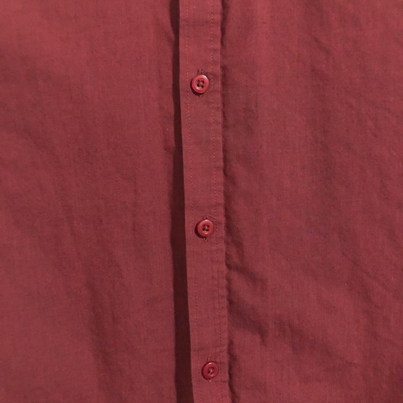 Burton London burgundy button up shirt - Picture 4 of 9